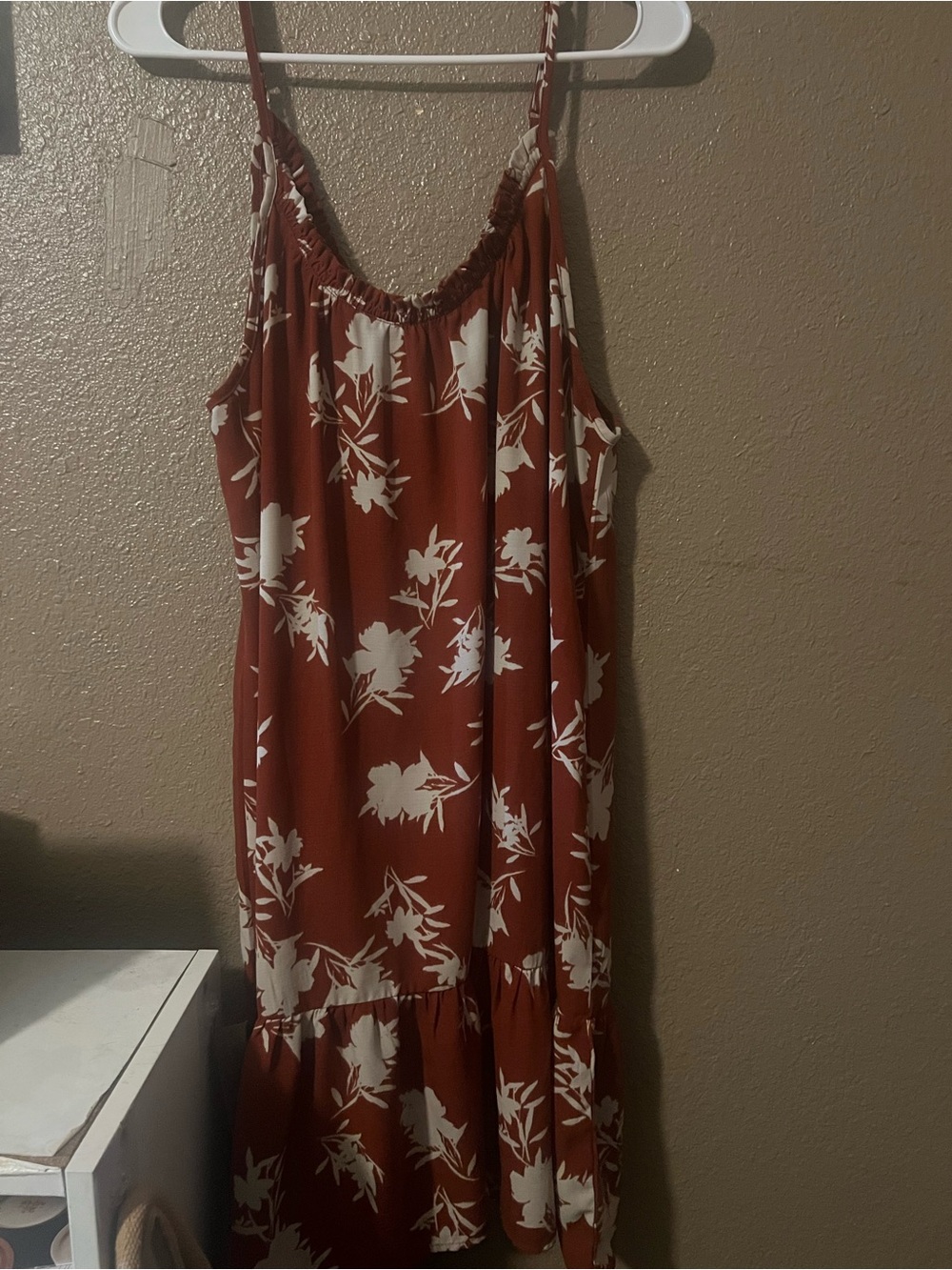 Bobeau floral sleeveless maxi dress